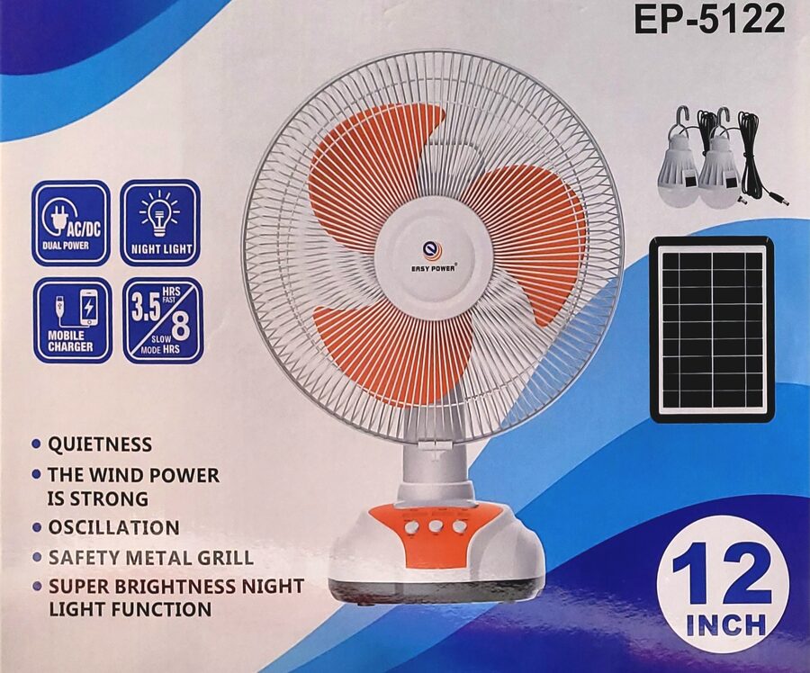 EASY POWER RECHARGEABLE AC/DC FAN picture 2